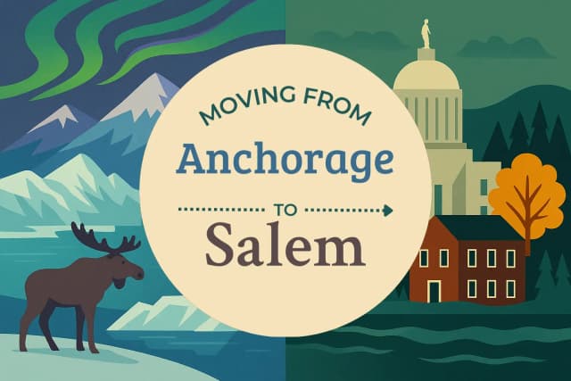 Moving from Anchorage to Salem