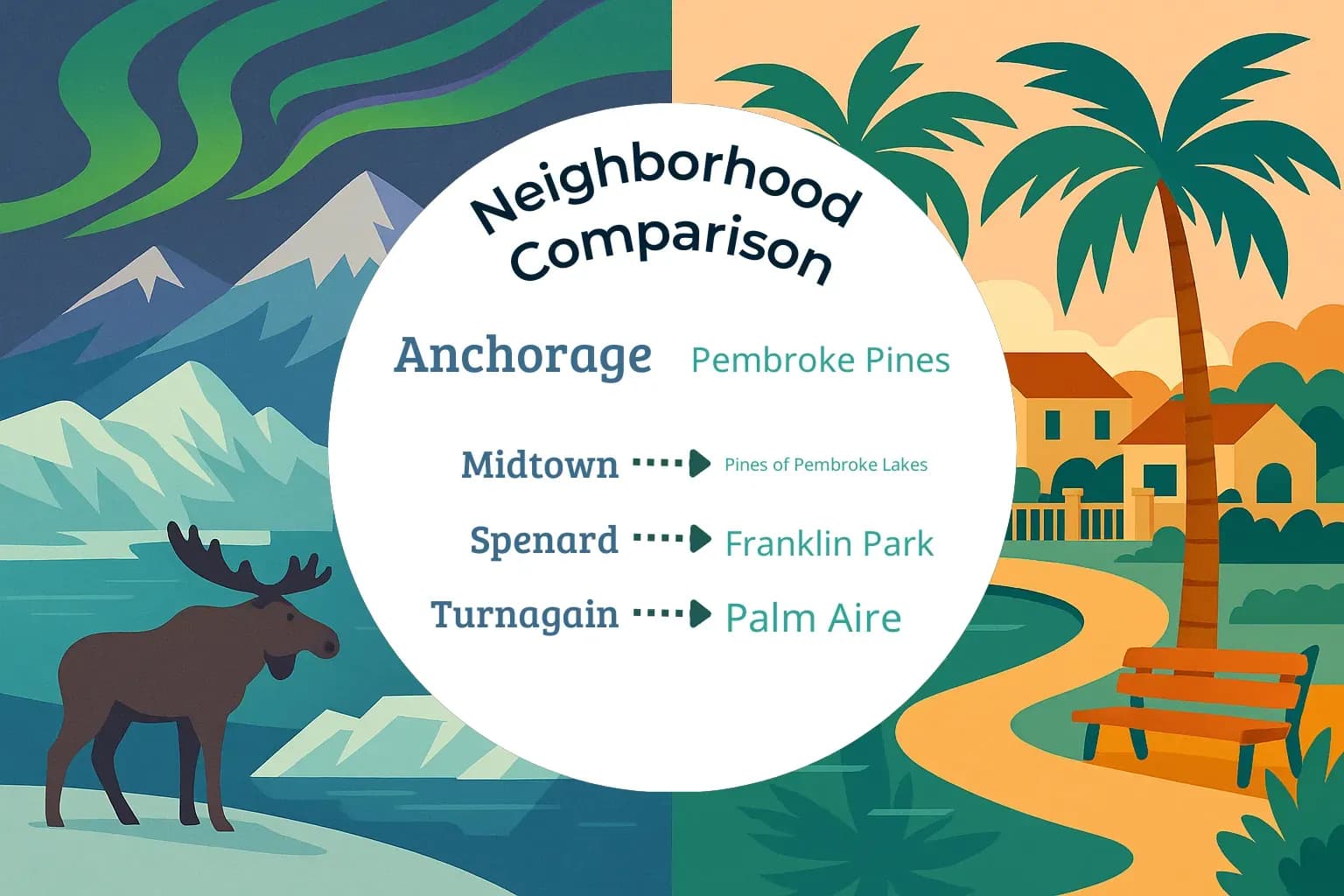 Anchorage vs Pembroke Pines Neighborhood Comparison