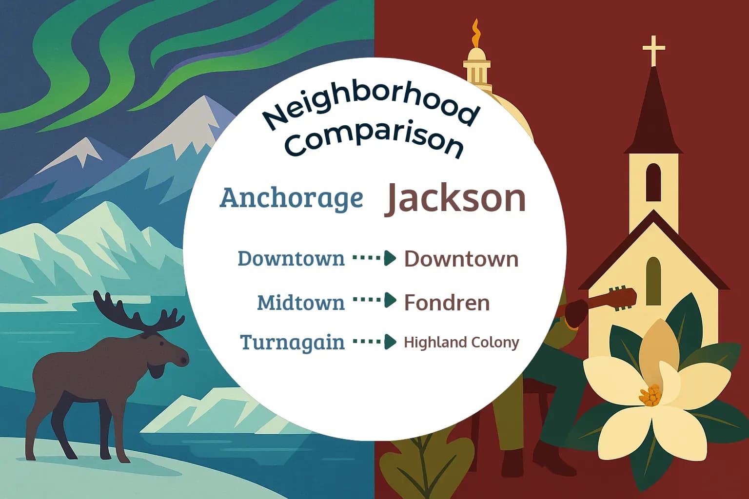 Anchorage vs Jackson Neighborhood Comparison