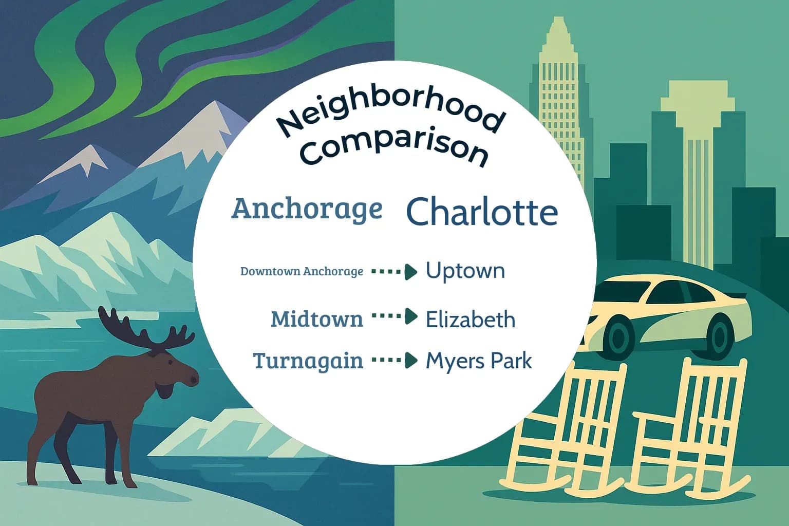 Anchorage vs Charlotte Neighborhood Comparison