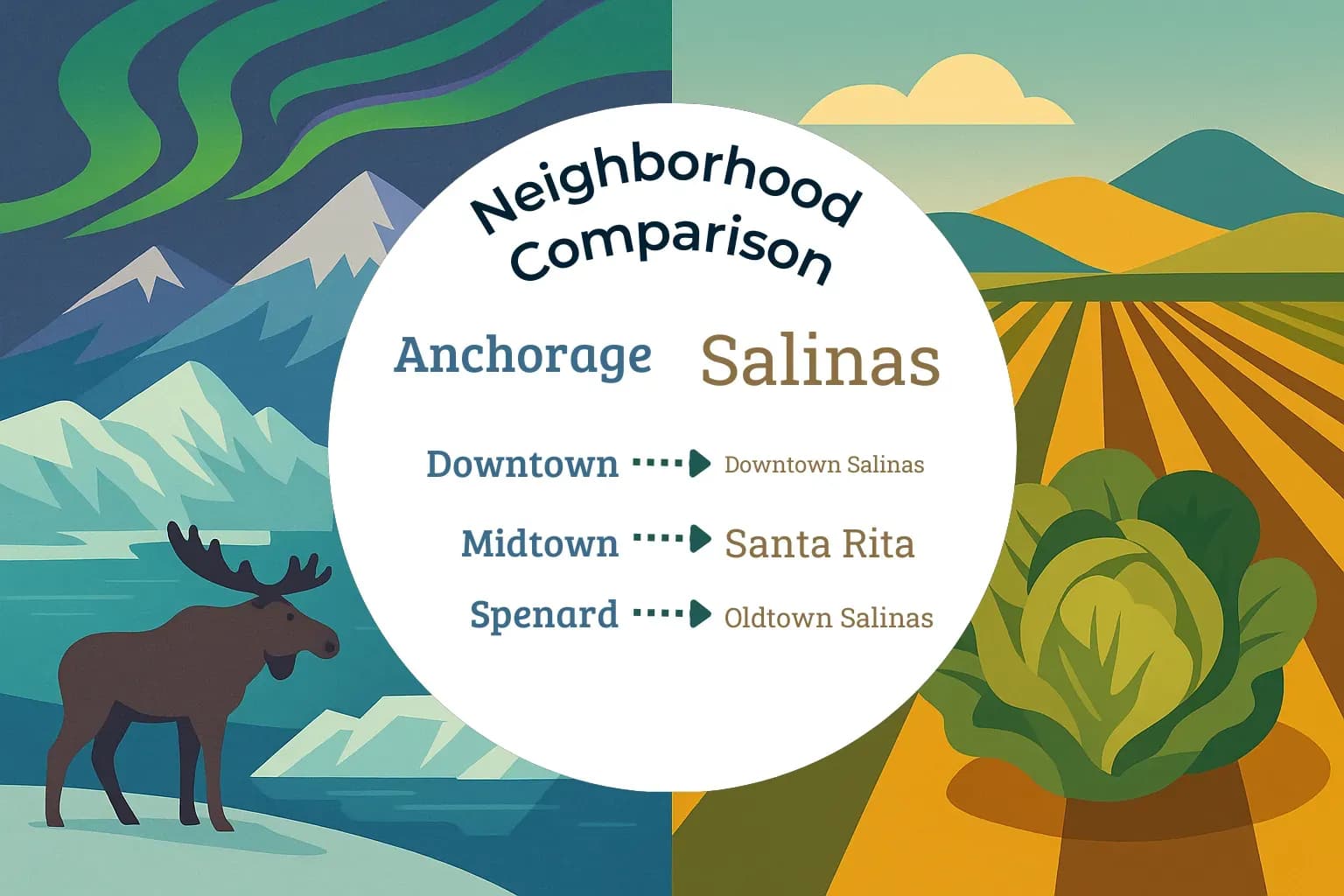 Anchorage vs Salinas Neighborhood Comparison