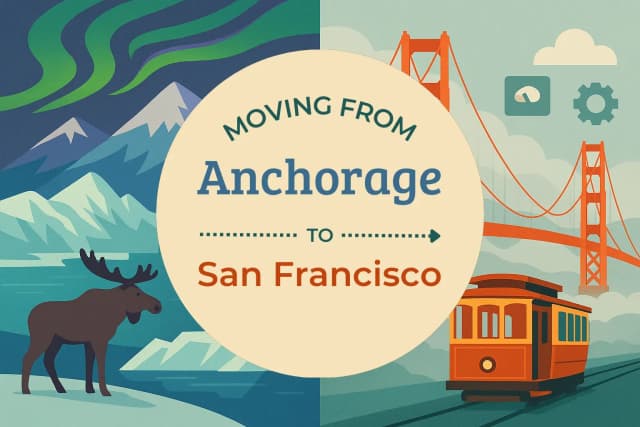 Moving from Anchorage to San Francisco