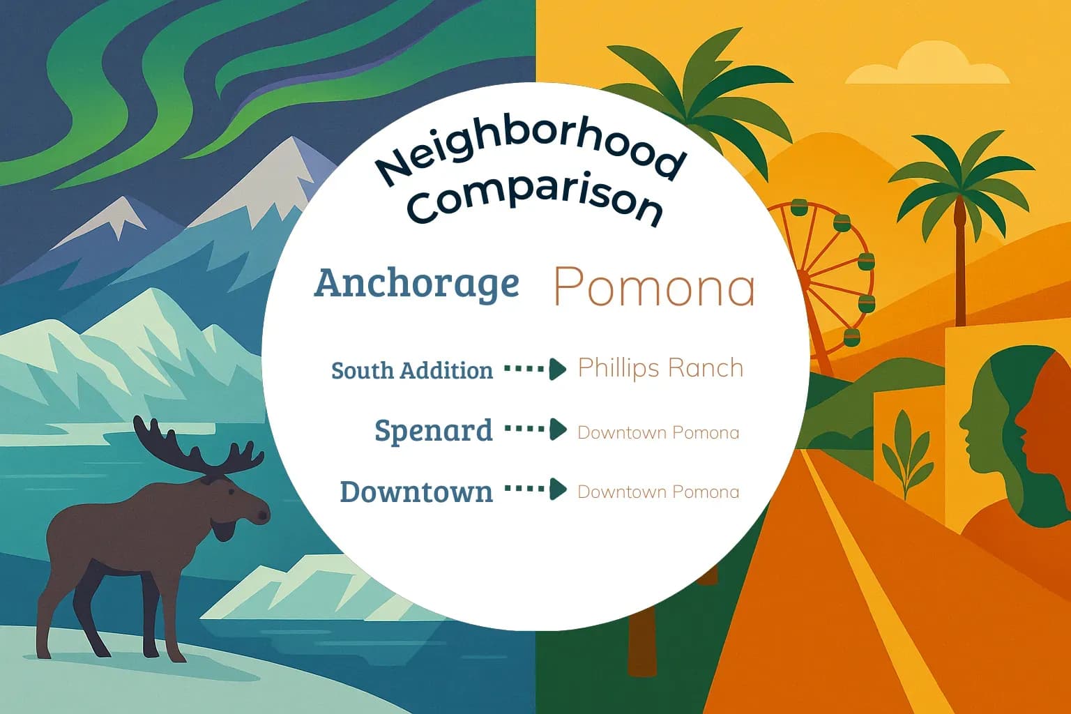 Anchorage vs Pomona Neighborhood Comparison