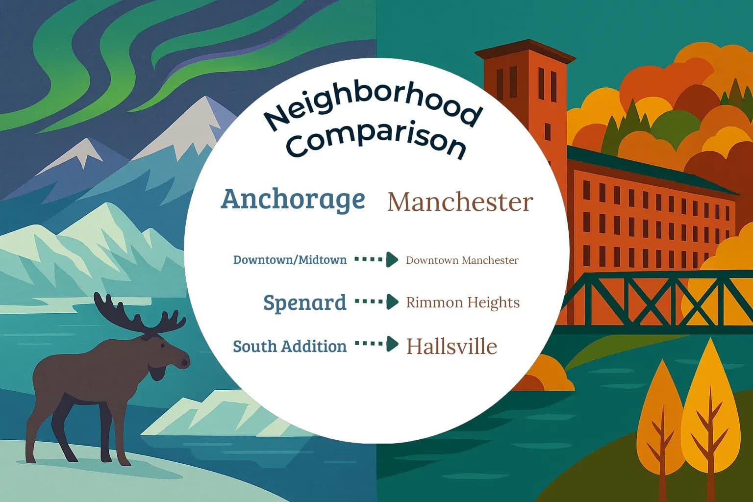 Anchorage vs Manchester Neighborhood Comparison