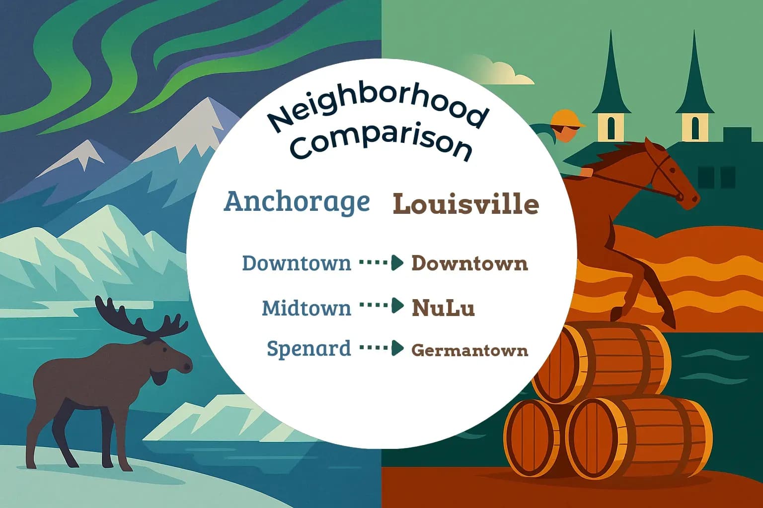 Anchorage vs Louisville Neighborhood Comparison