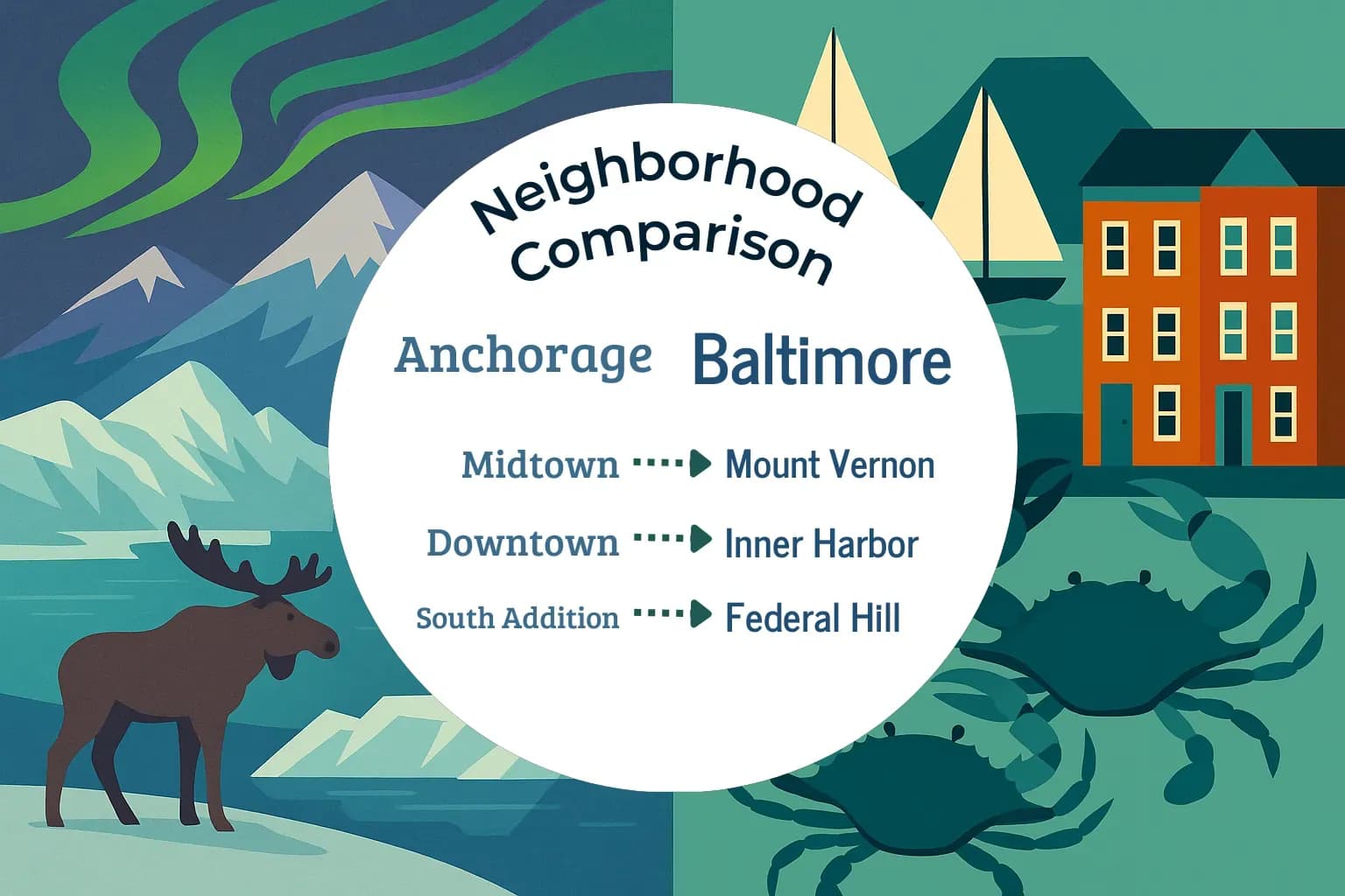 Anchorage vs Baltimore Neighborhood Comparison