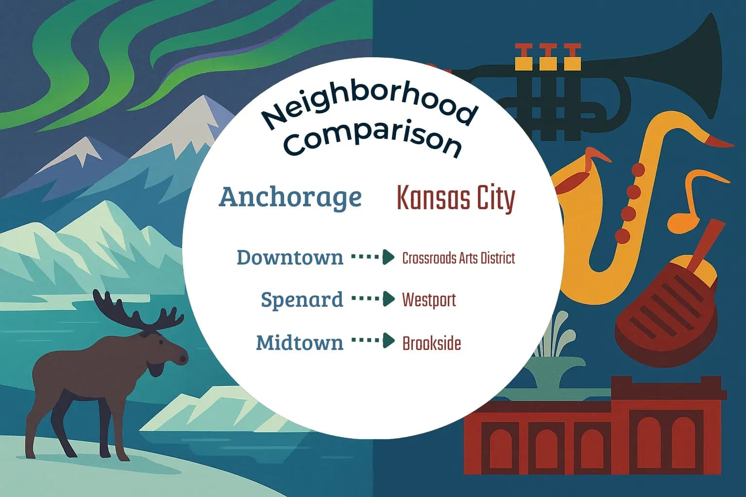 Anchorage vs Kansas City Neighborhood Comparison