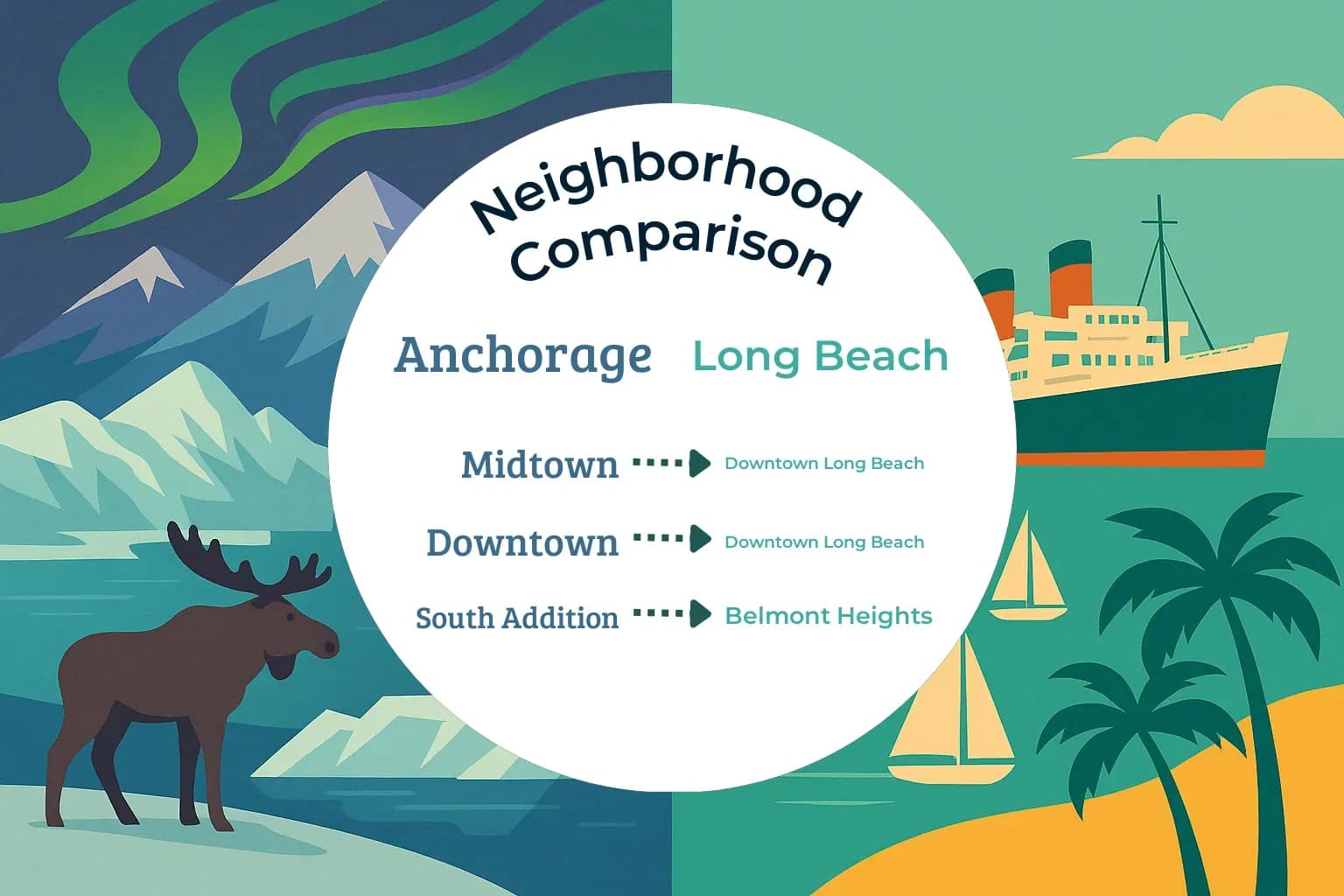 Anchorage vs Long Beach Neighborhood Comparison