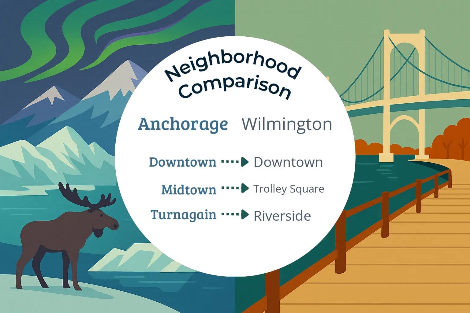 Anchorage vs Wilmington Neighborhood Comparison