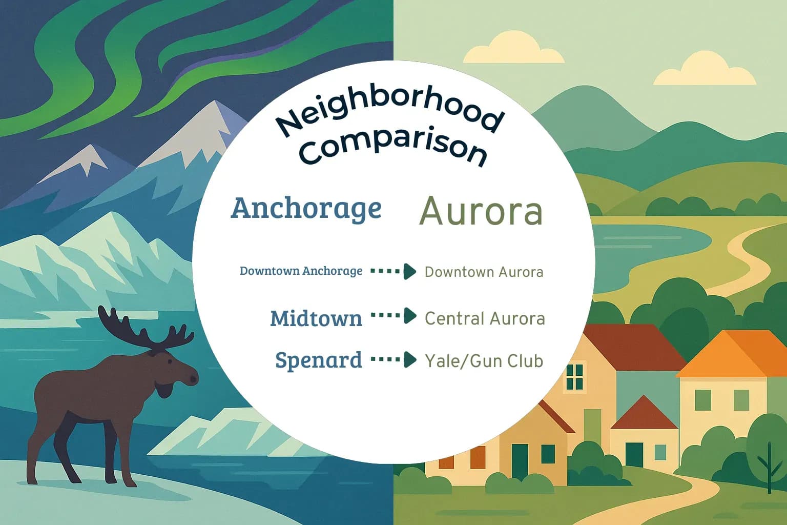 Anchorage vs Aurora Neighborhood Comparison