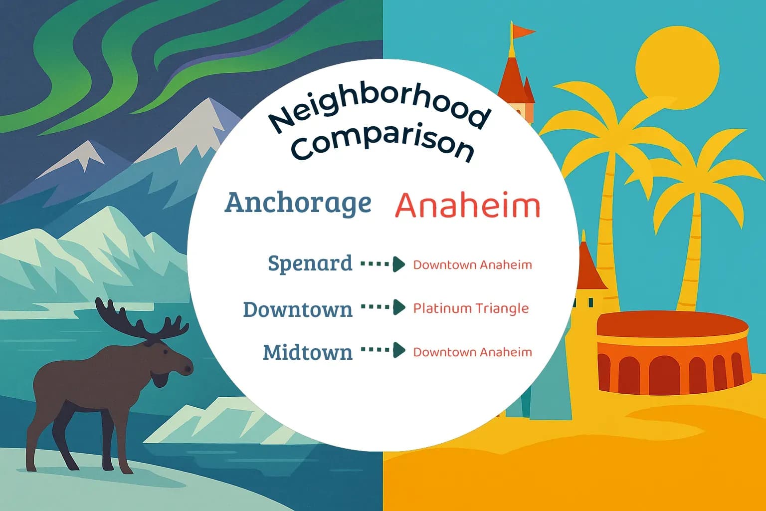 Anchorage vs Anaheim Neighborhood Comparison
