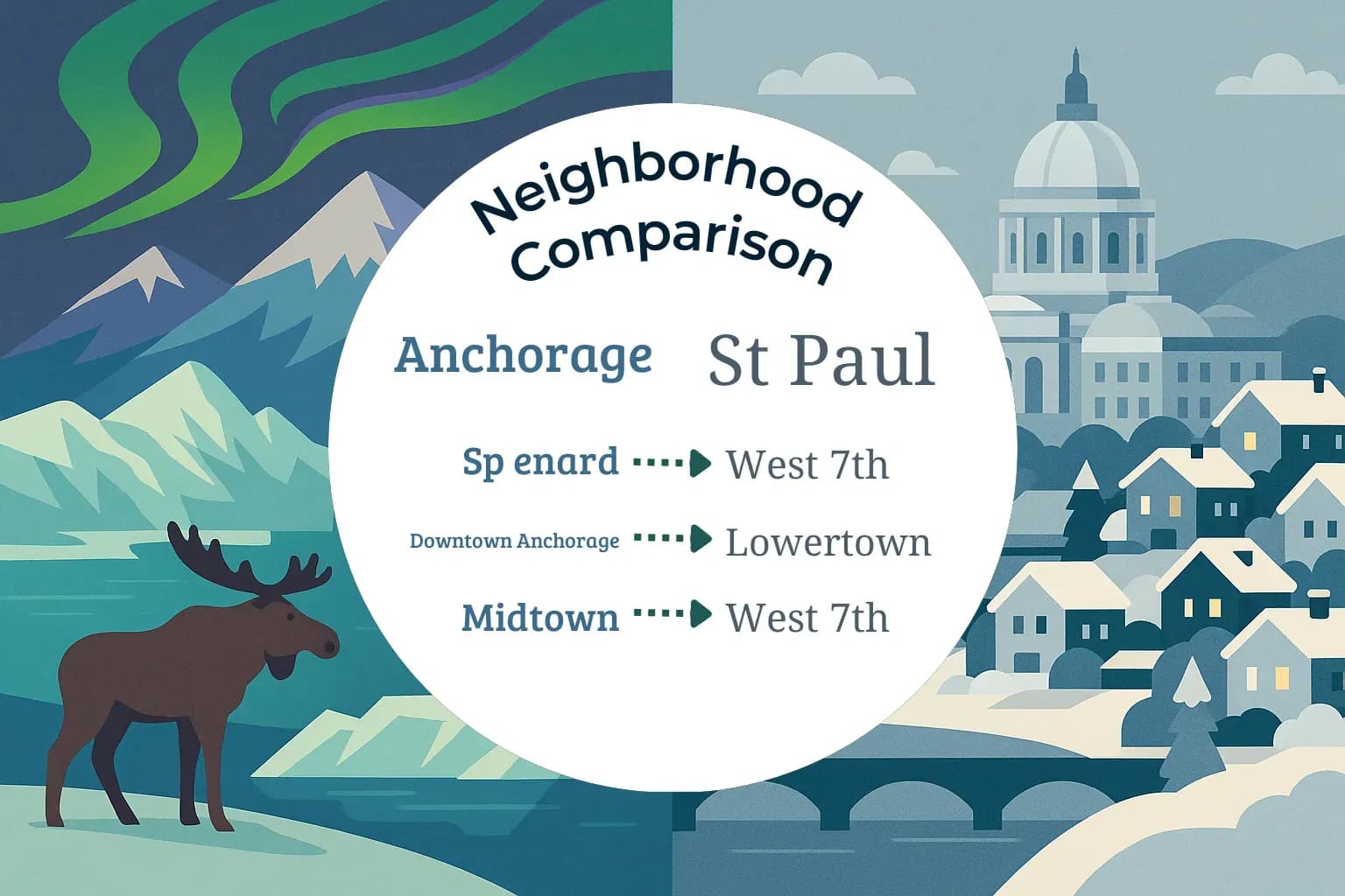 Anchorage vs St. Paul Neighborhood Comparison
