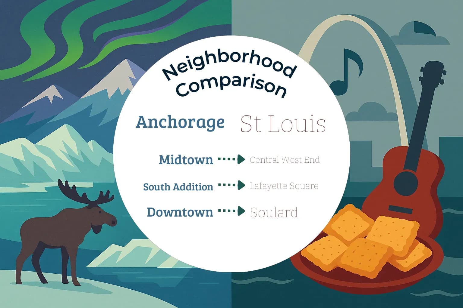 Anchorage vs St. Louis Neighborhood Comparison