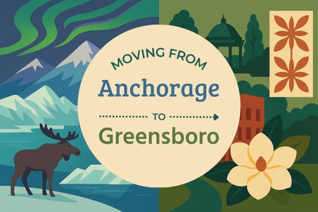 Moving from Anchorage to Greensboro