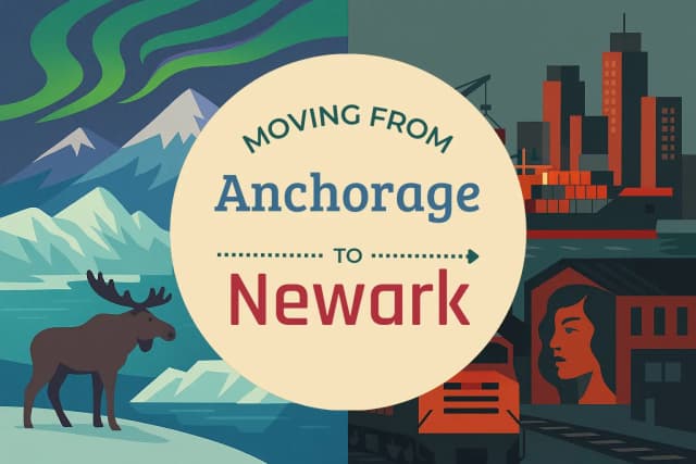 Moving from Anchorage to Newark