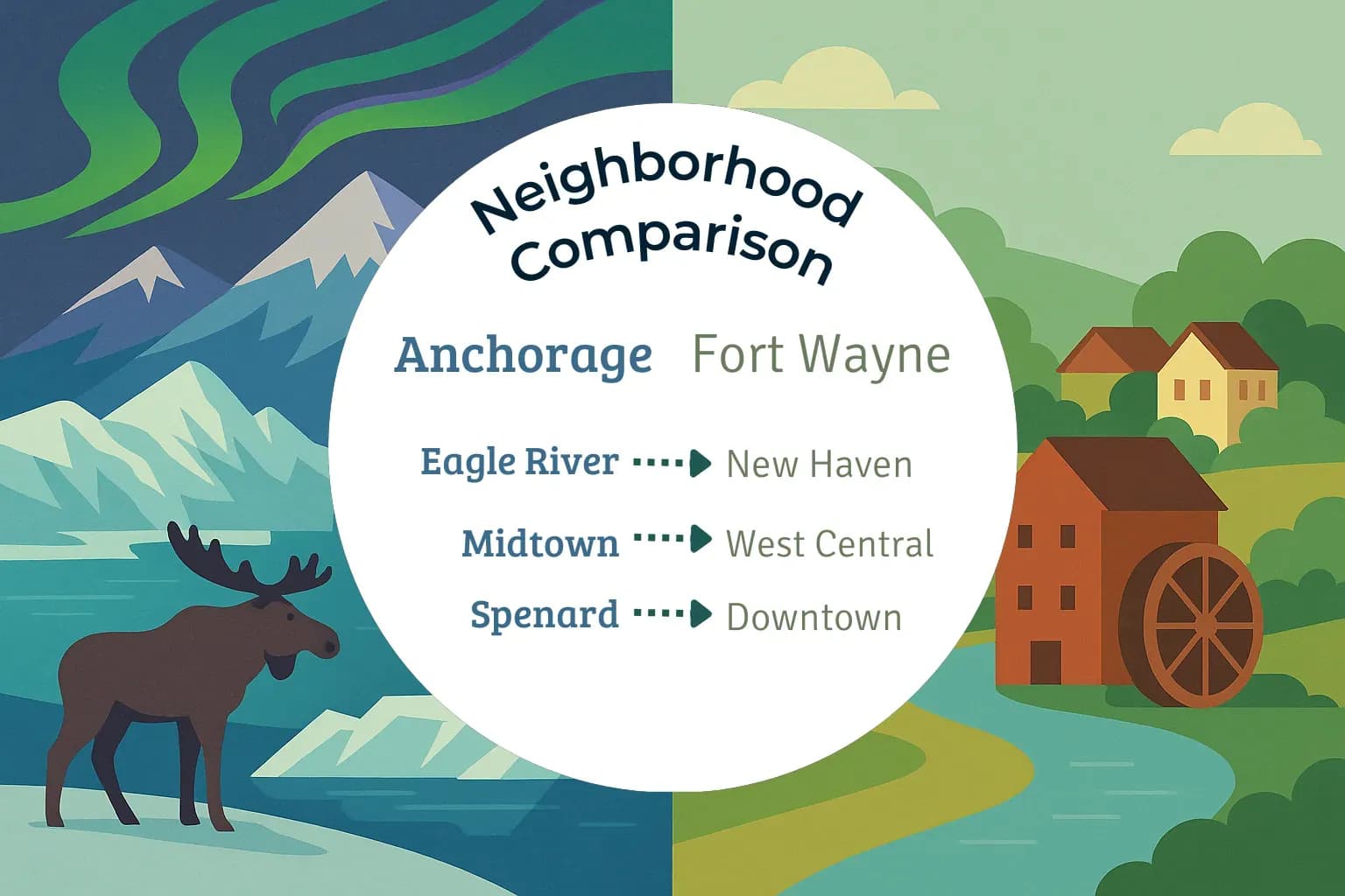 Anchorage vs Fort Wayne Neighborhood Comparison