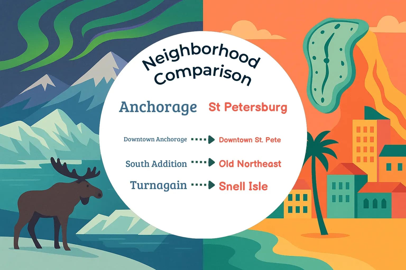 Anchorage vs St. Petersburg Neighborhood Comparison
