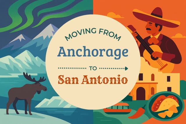 Moving from Anchorage to San Antonio