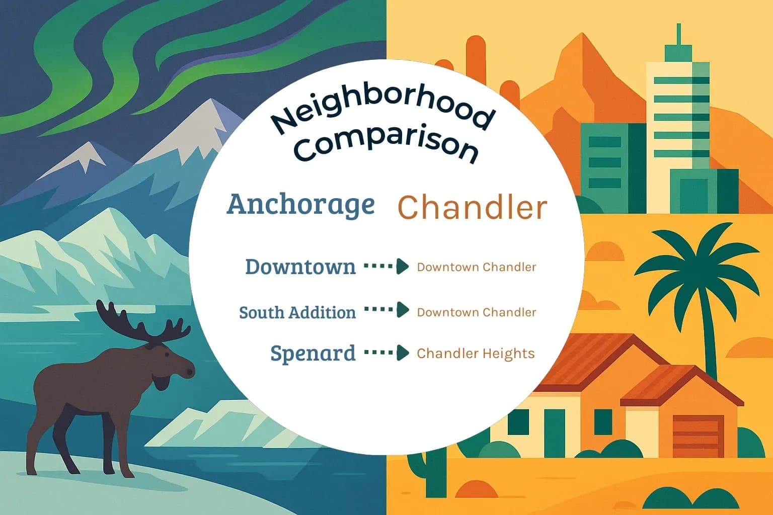 Anchorage vs Chandler Neighborhood Comparison