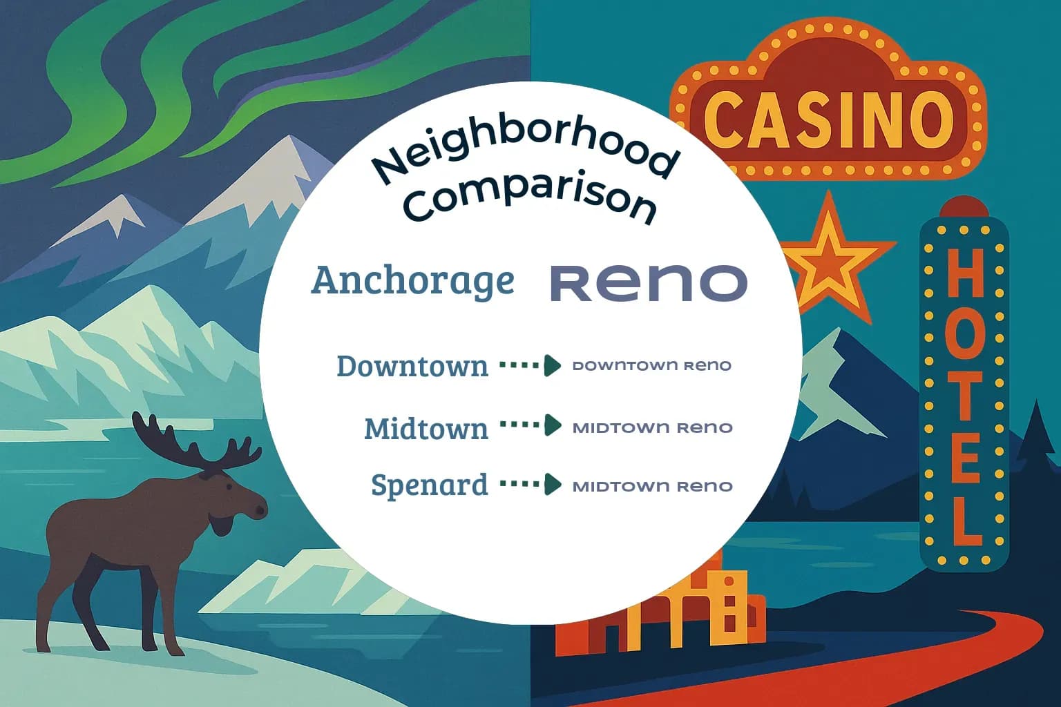 Anchorage vs Reno Neighborhood Comparison