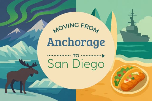 Moving from Anchorage to San Diego