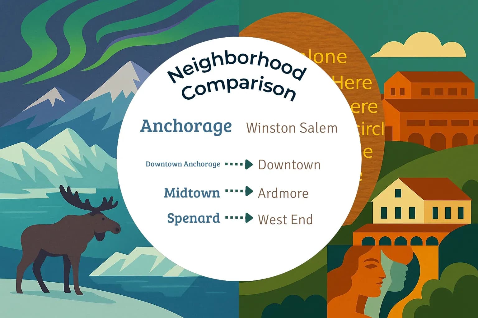 Anchorage vs Winston Salem Neighborhood Comparison