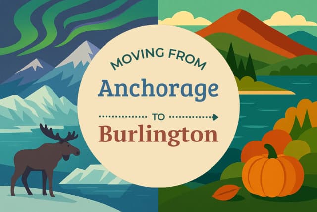 Moving from Anchorage to Burlington