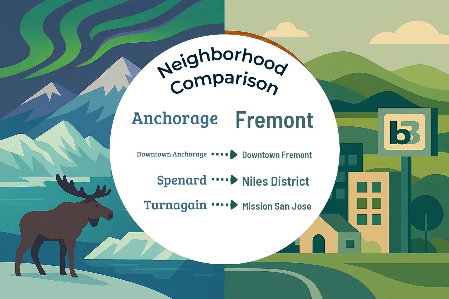 Anchorage vs Fremont Neighborhood Comparison