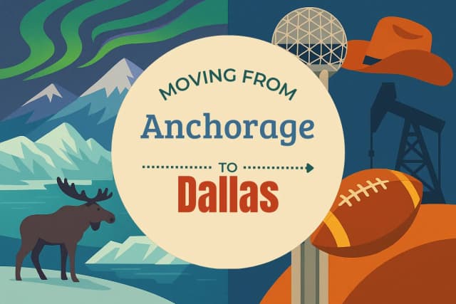 Moving from Anchorage to Dallas