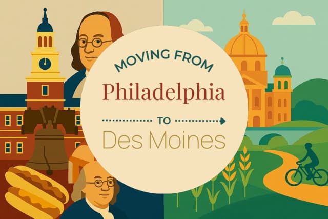 Moving from Philadelphia to Des Moines