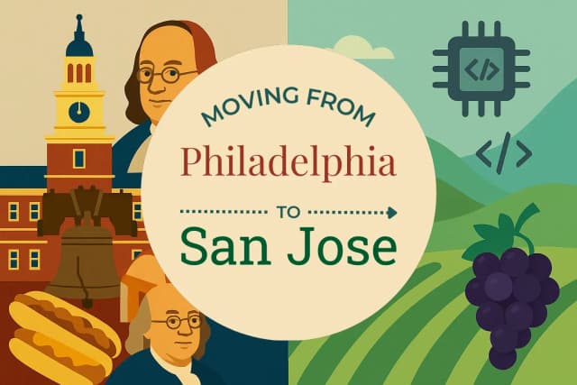Moving from Philadelphia to San Jose