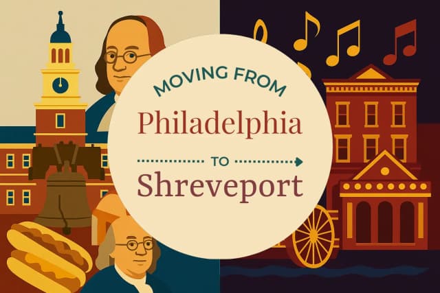 Moving from Philadelphia to Shreveport