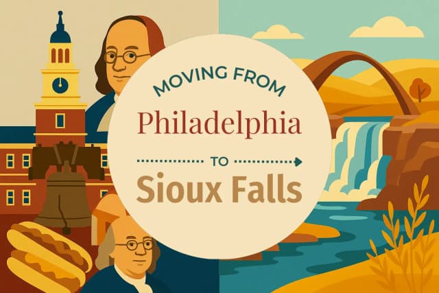 Moving from Philadelphia to Sioux Falls