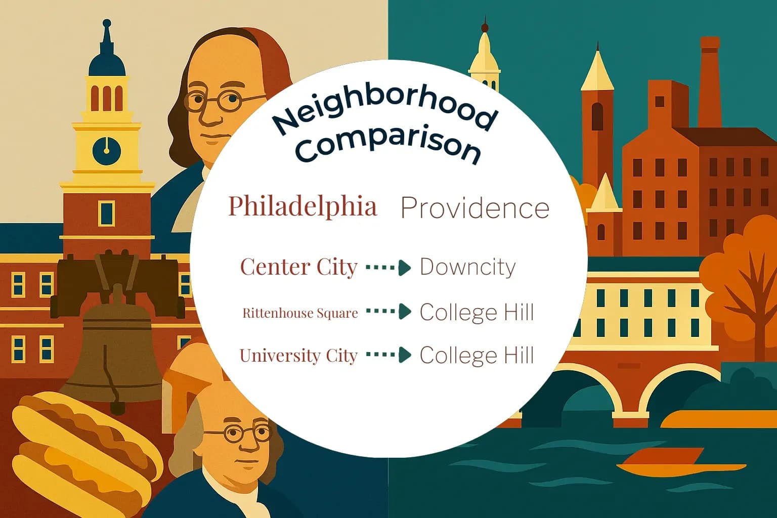 Philadelphia vs Providence Neighborhood Comparison