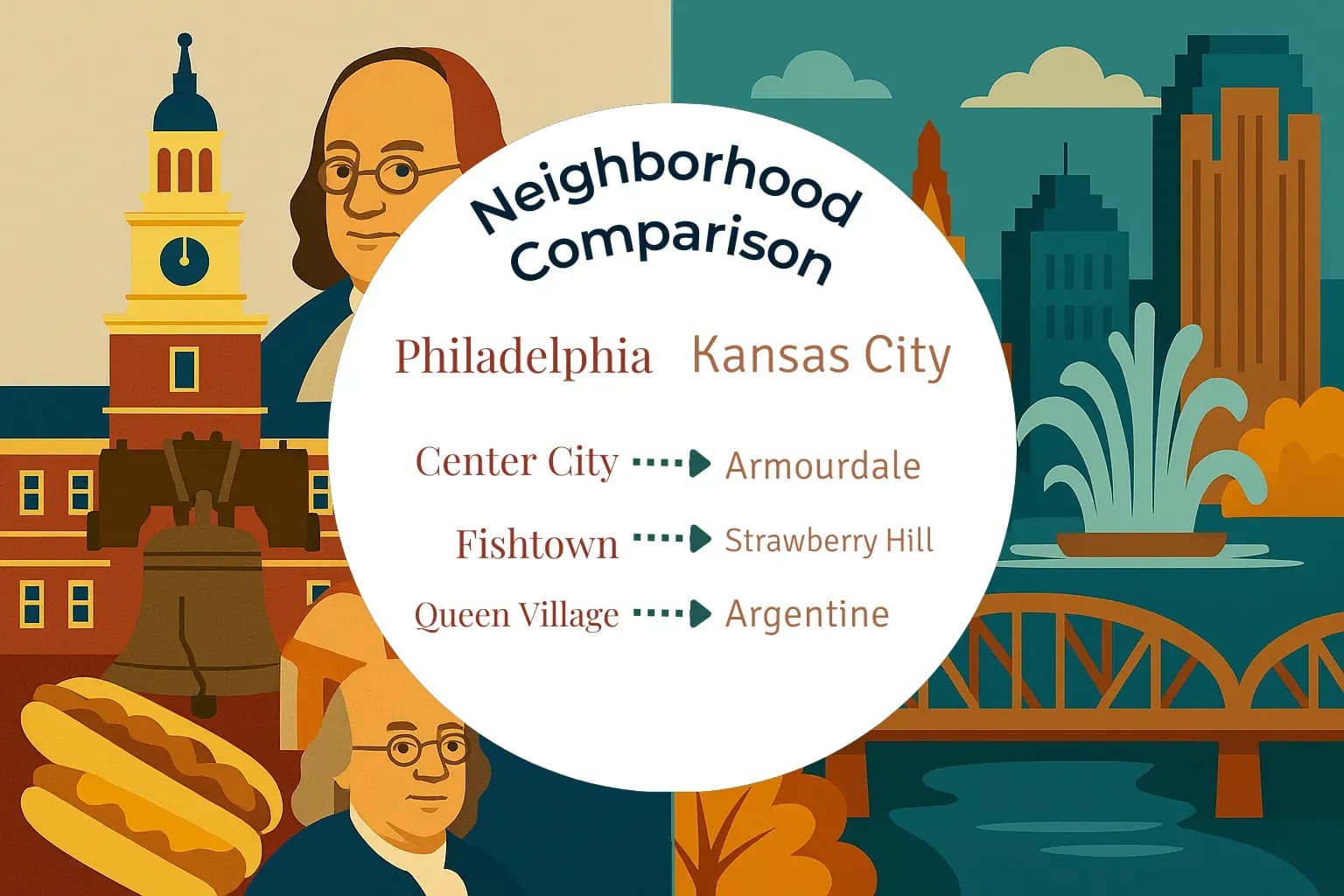 Philadelphia vs Kansas City Neighborhood Comparison