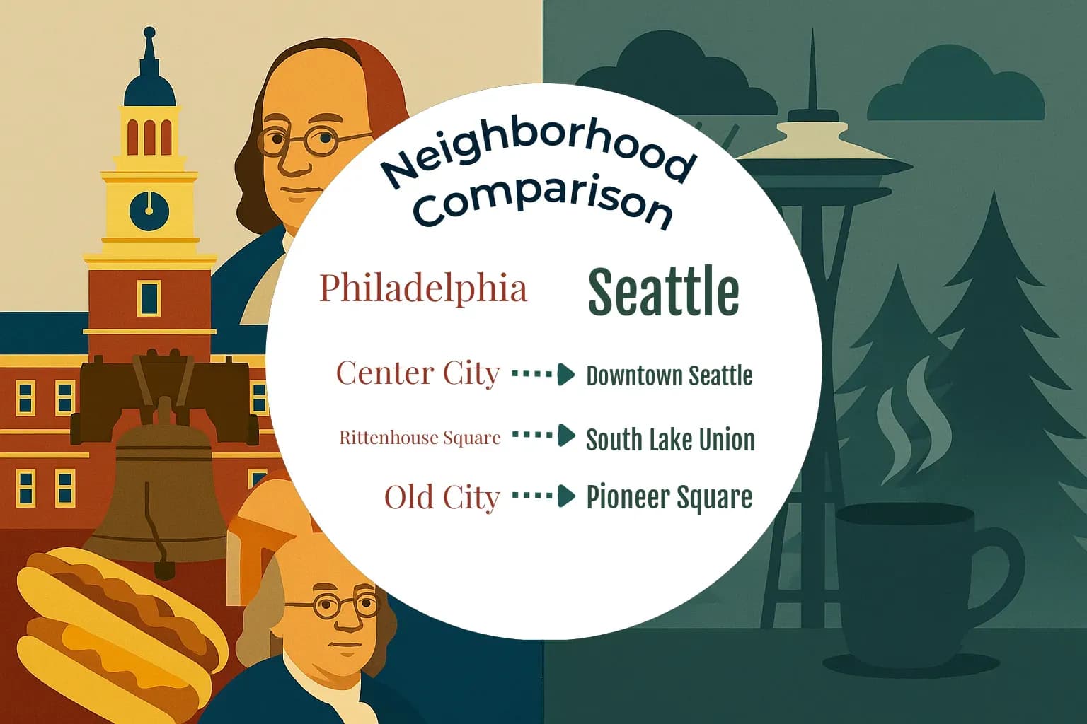 Philadelphia vs Seattle Neighborhood Comparison