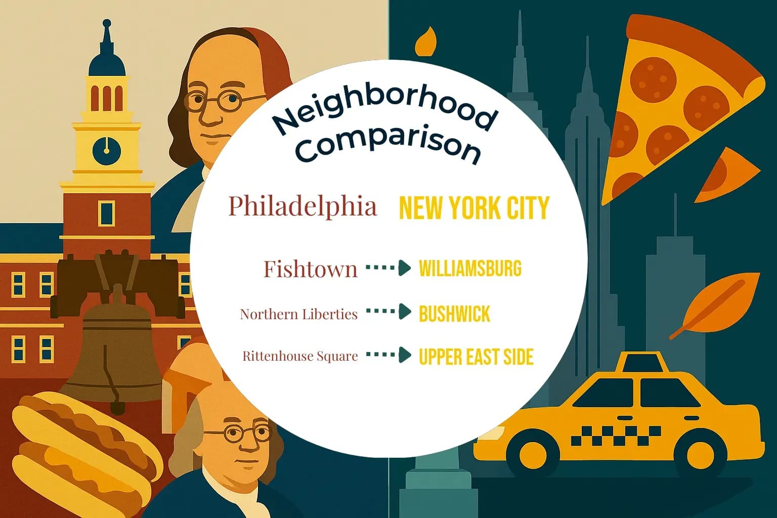 Philadelphia vs New York City Neighborhood Comparison