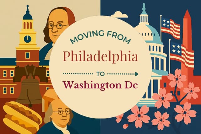 Moving from Philadelphia to Washington DC