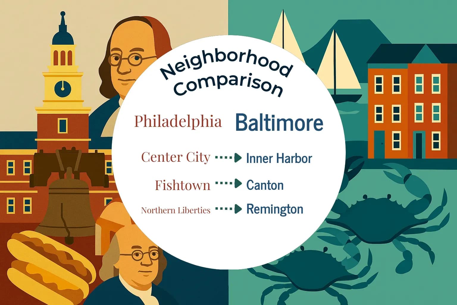 Philadelphia vs Baltimore Neighborhood Comparison