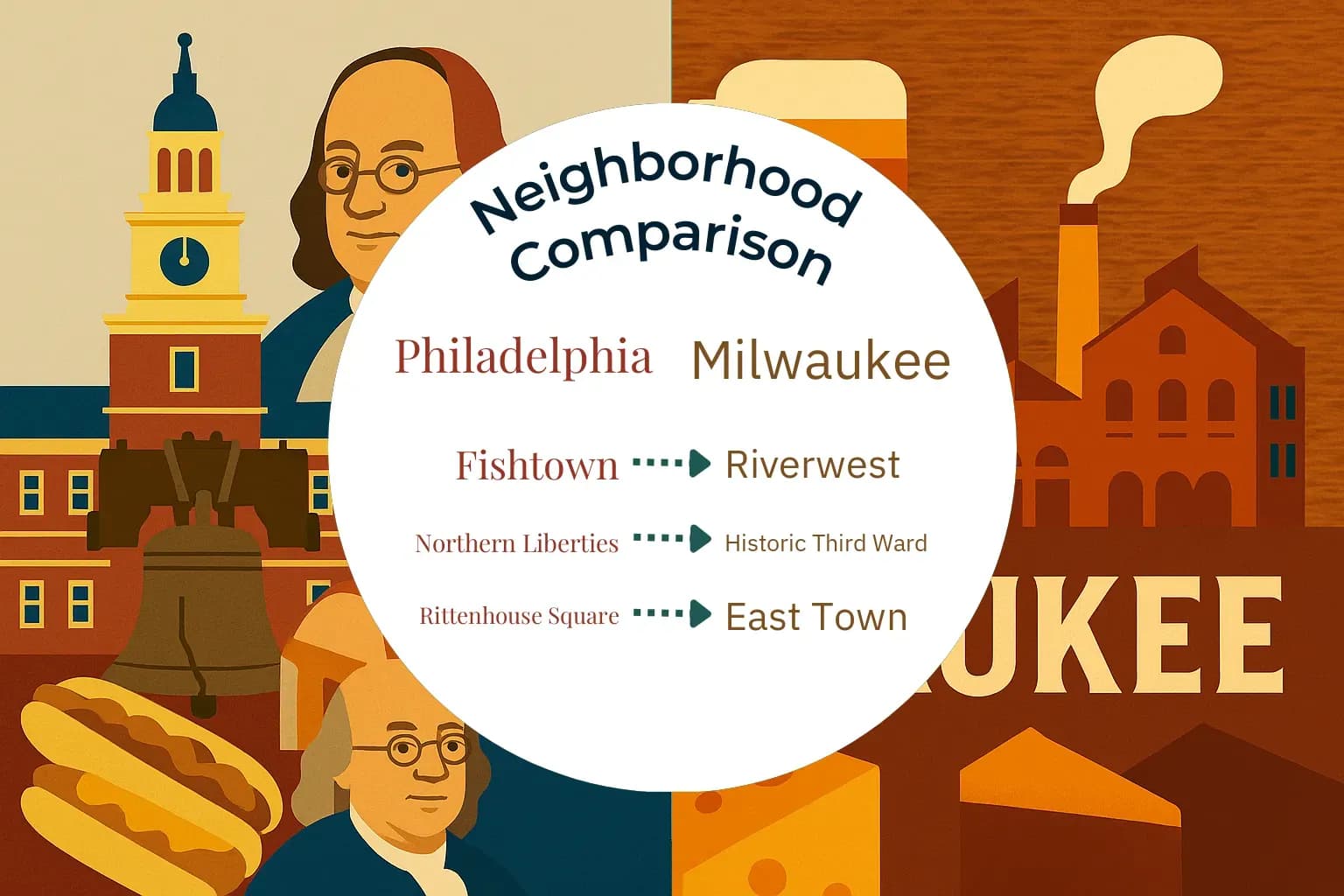 Philadelphia vs Milwaukee Neighborhood Comparison