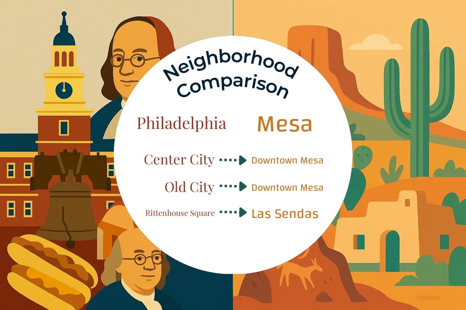 Philadelphia vs Mesa Neighborhood Comparison