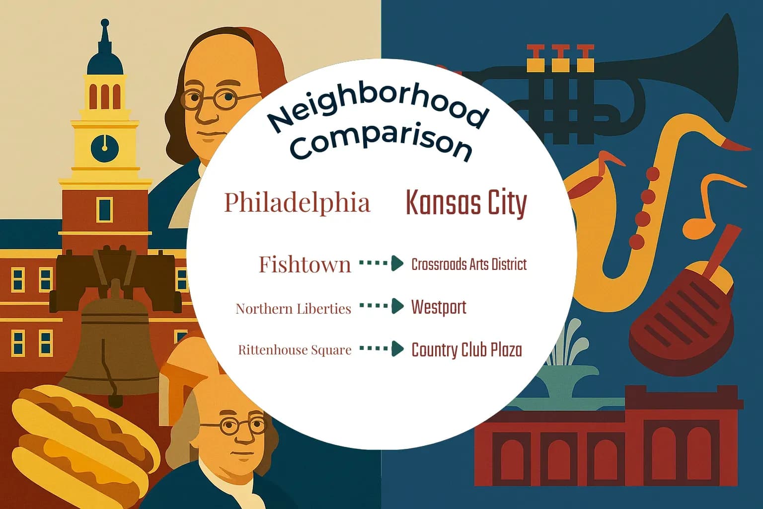 Philadelphia vs Kansas City Neighborhood Comparison