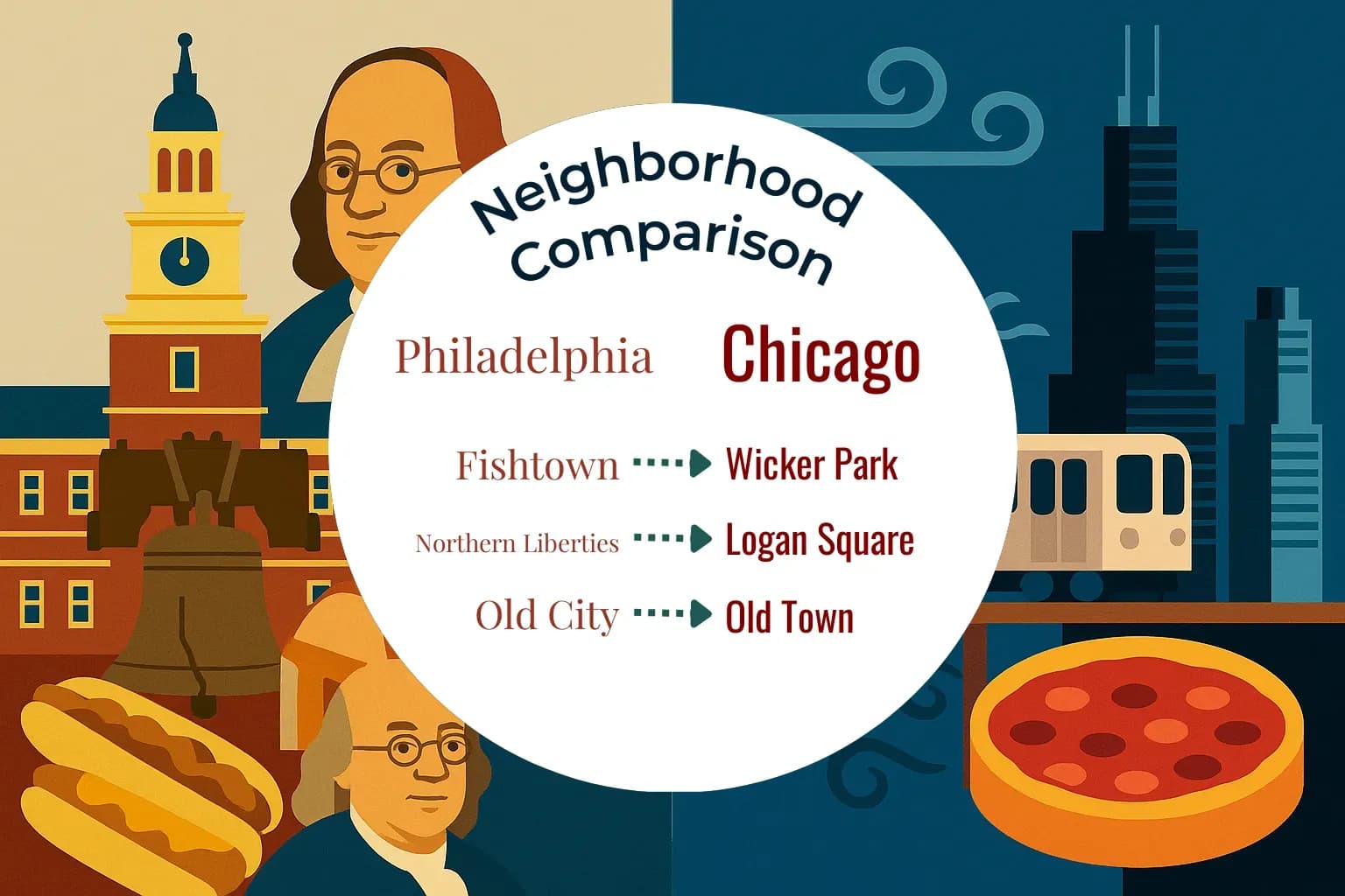 Philadelphia vs Chicago Neighborhood Comparison