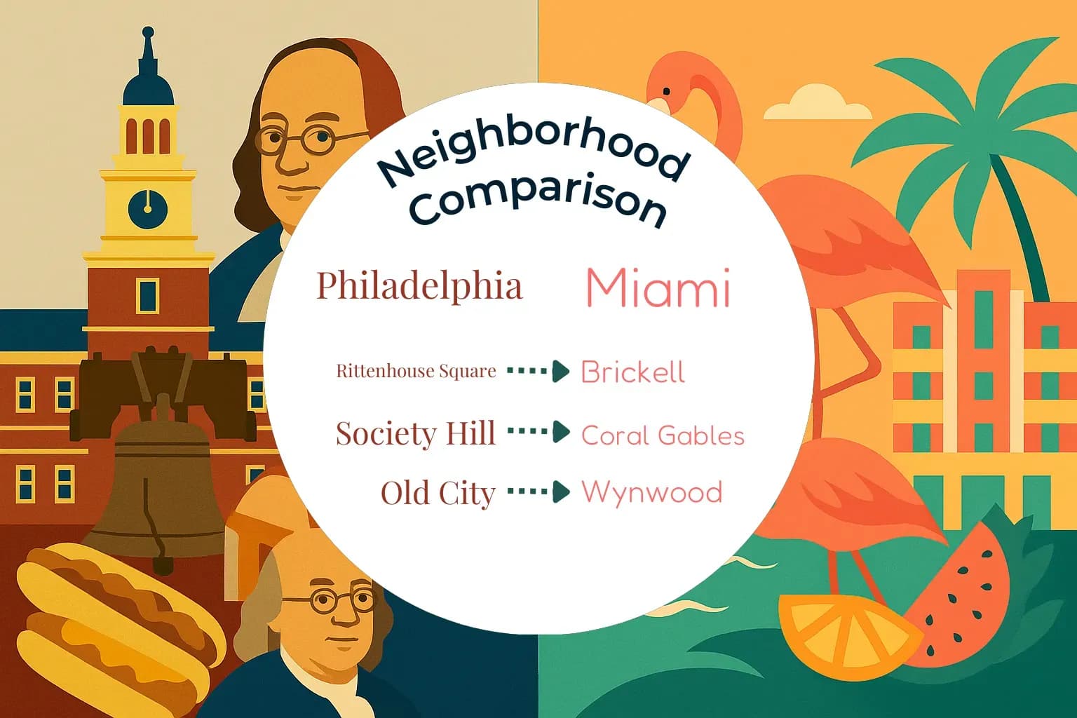 Philadelphia vs Miami Neighborhood Comparison