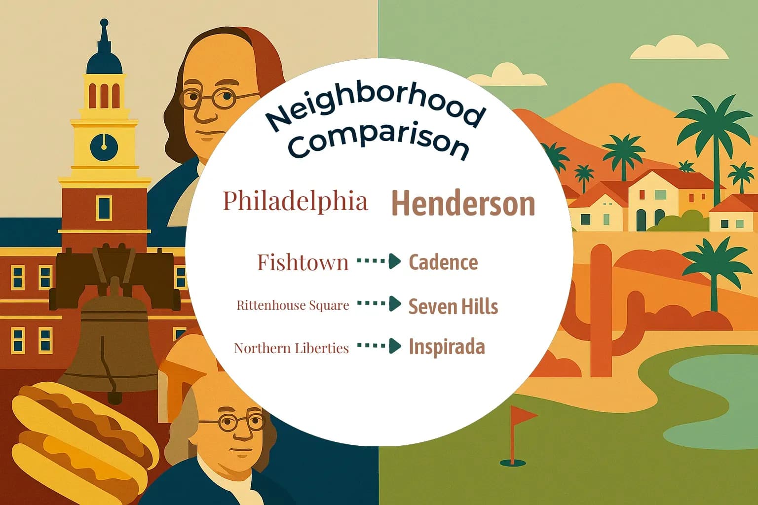 Philadelphia vs Henderson Neighborhood Comparison