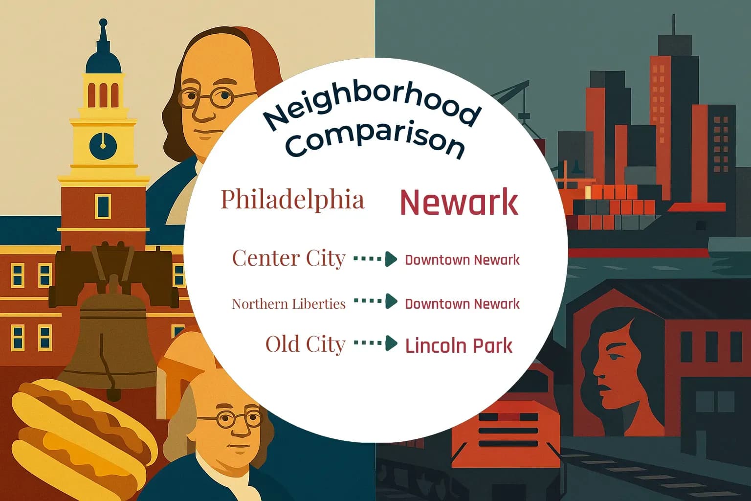 Philadelphia vs Newark Neighborhood Comparison