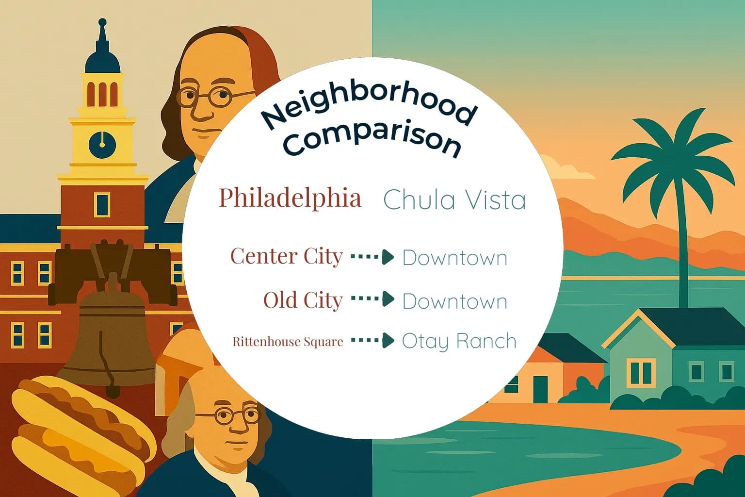 Philadelphia vs Chula Vista Neighborhood Comparison