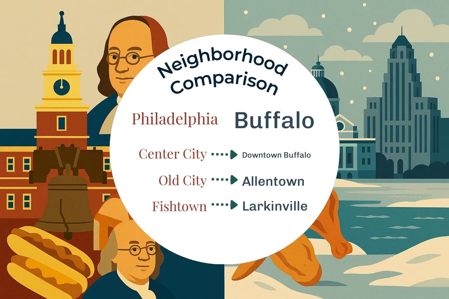 Philadelphia vs Buffalo Neighborhood Comparison