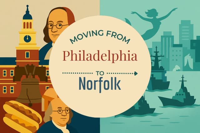 Moving from Philadelphia to Norfolk