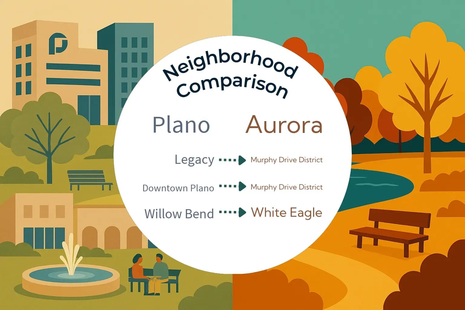 Plano vs Aurora Neighborhood Comparison